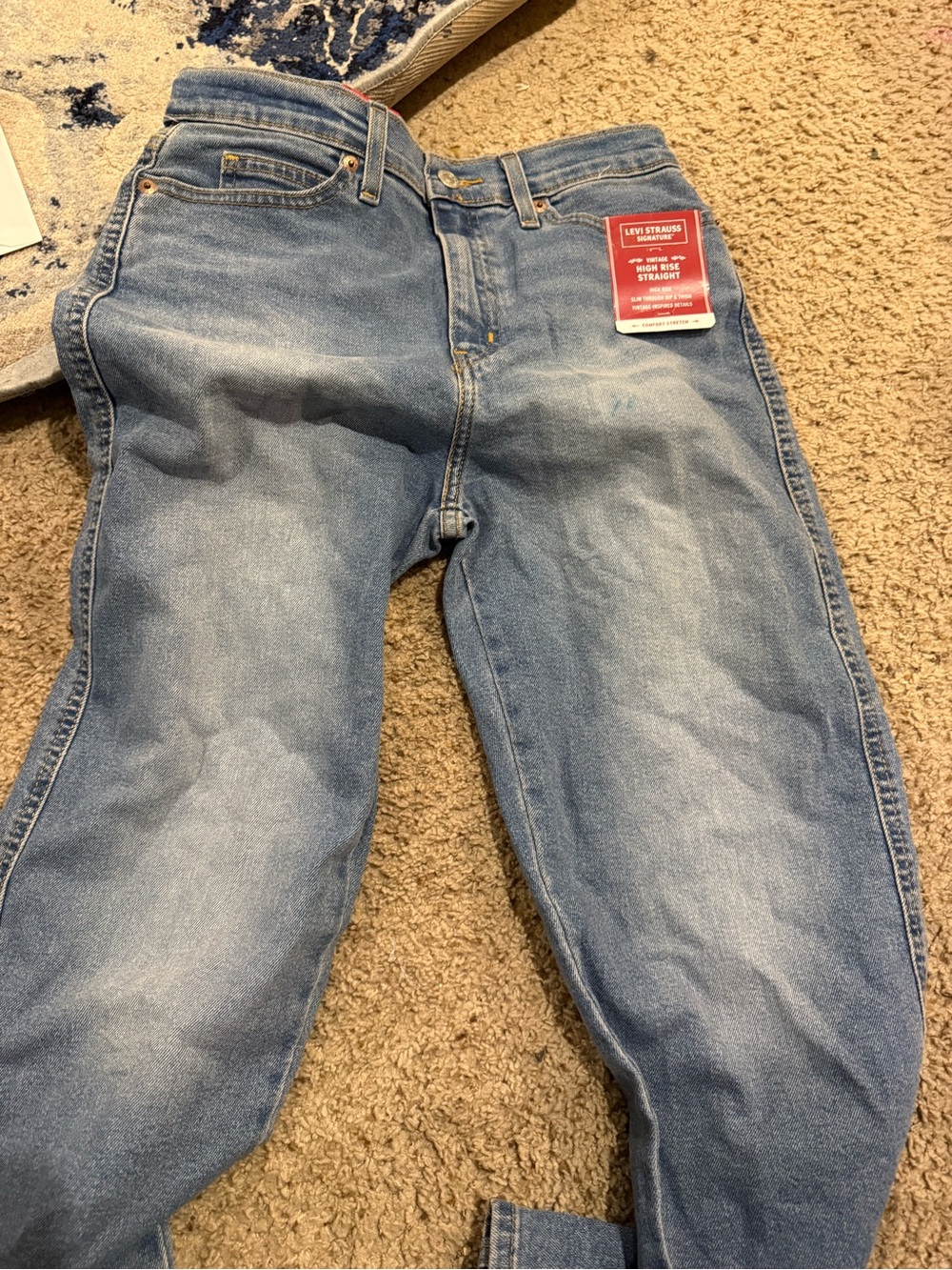 Levi's Strauss Signature High Rise Straight Jeans Size 2 w 26 women's